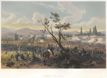 Batalla de Churubusco (20 de agosto de 1847) en la Guerra Mexicano-Estadounidense